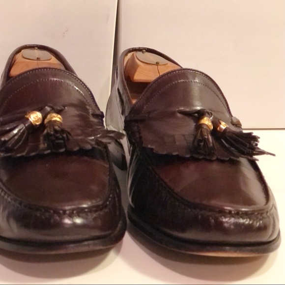 Gucci Vintage Tassel Brown Leather Loafer ??